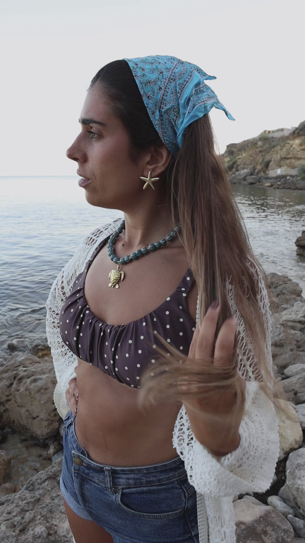 Colar Mar Azul