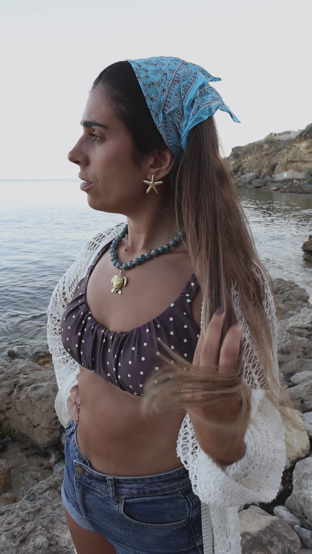 Colar Mar Azul